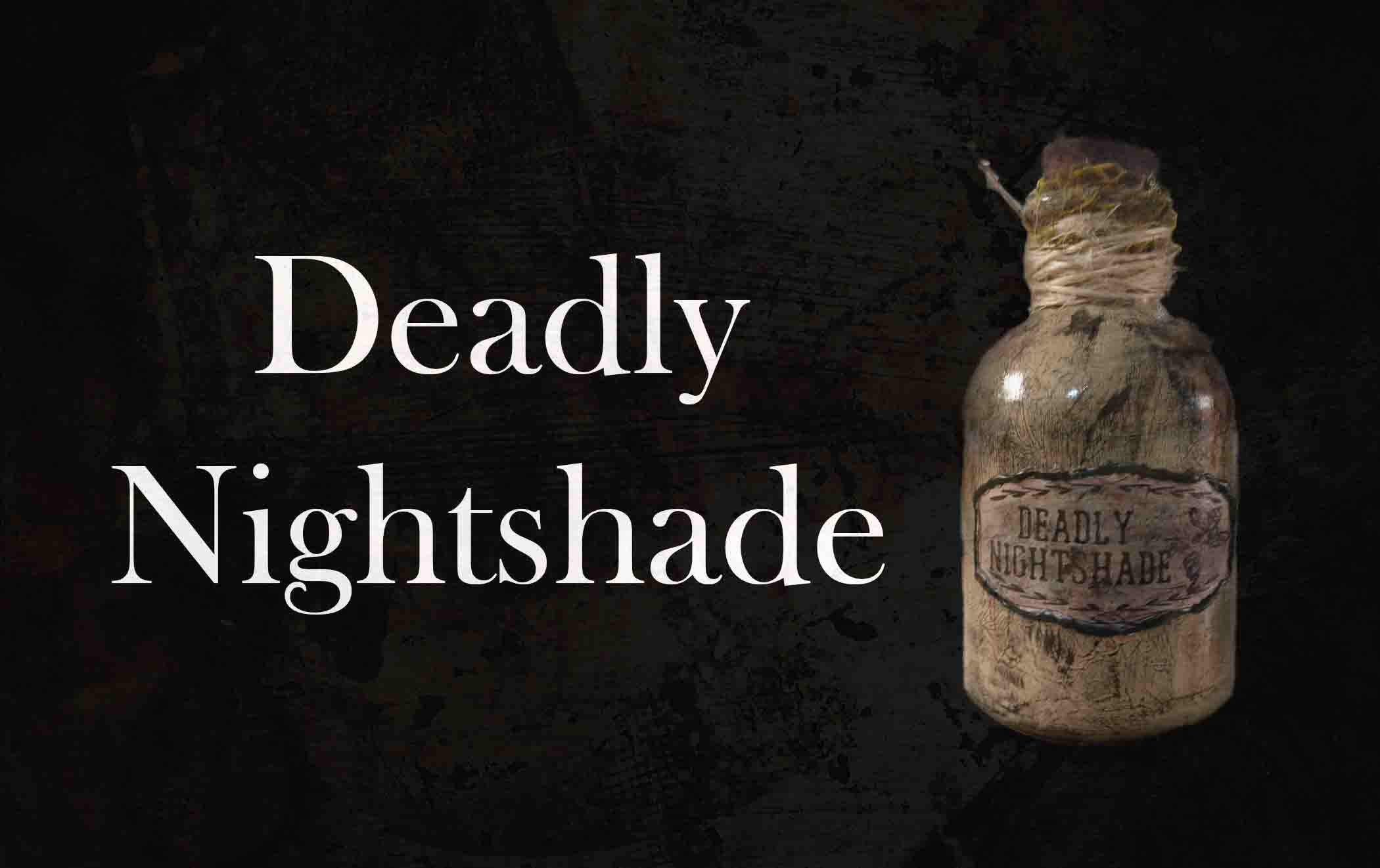 Deadly Nightshade Poison