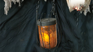 Wire Basket Lamps