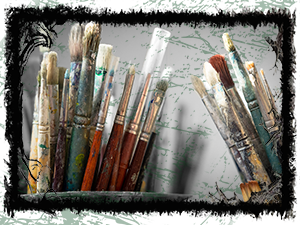 Painting Paint brushes