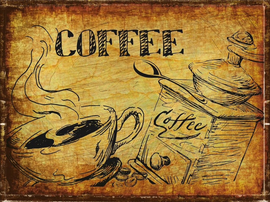 Distressed Coffee Sign