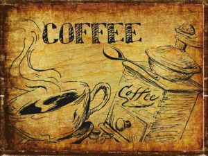Distressed Coffee Sign